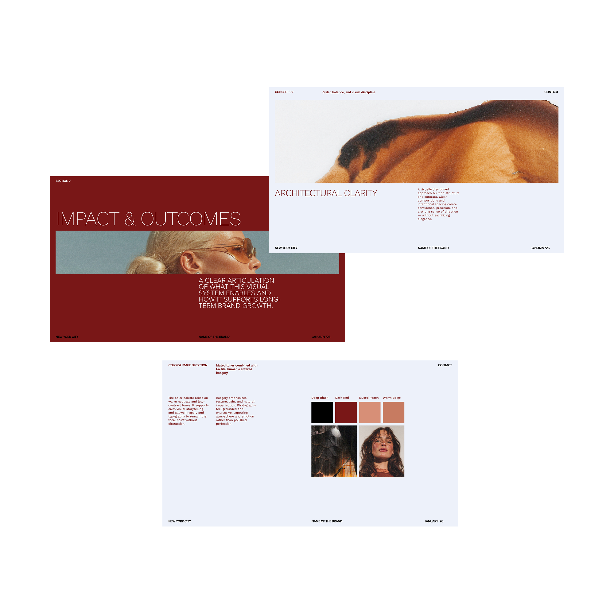 Brand Strategy & Business Direction Deck | Minimalist Canva Template for Startups and Design Studios