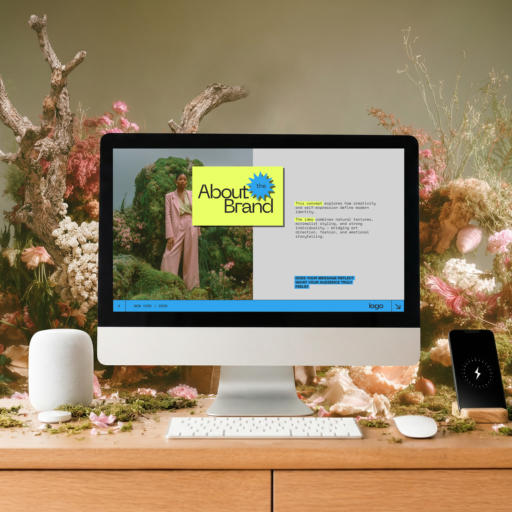 Pitch Deck Template | Creative Campaign & Concept Canva Presentation for Brands and Agencies