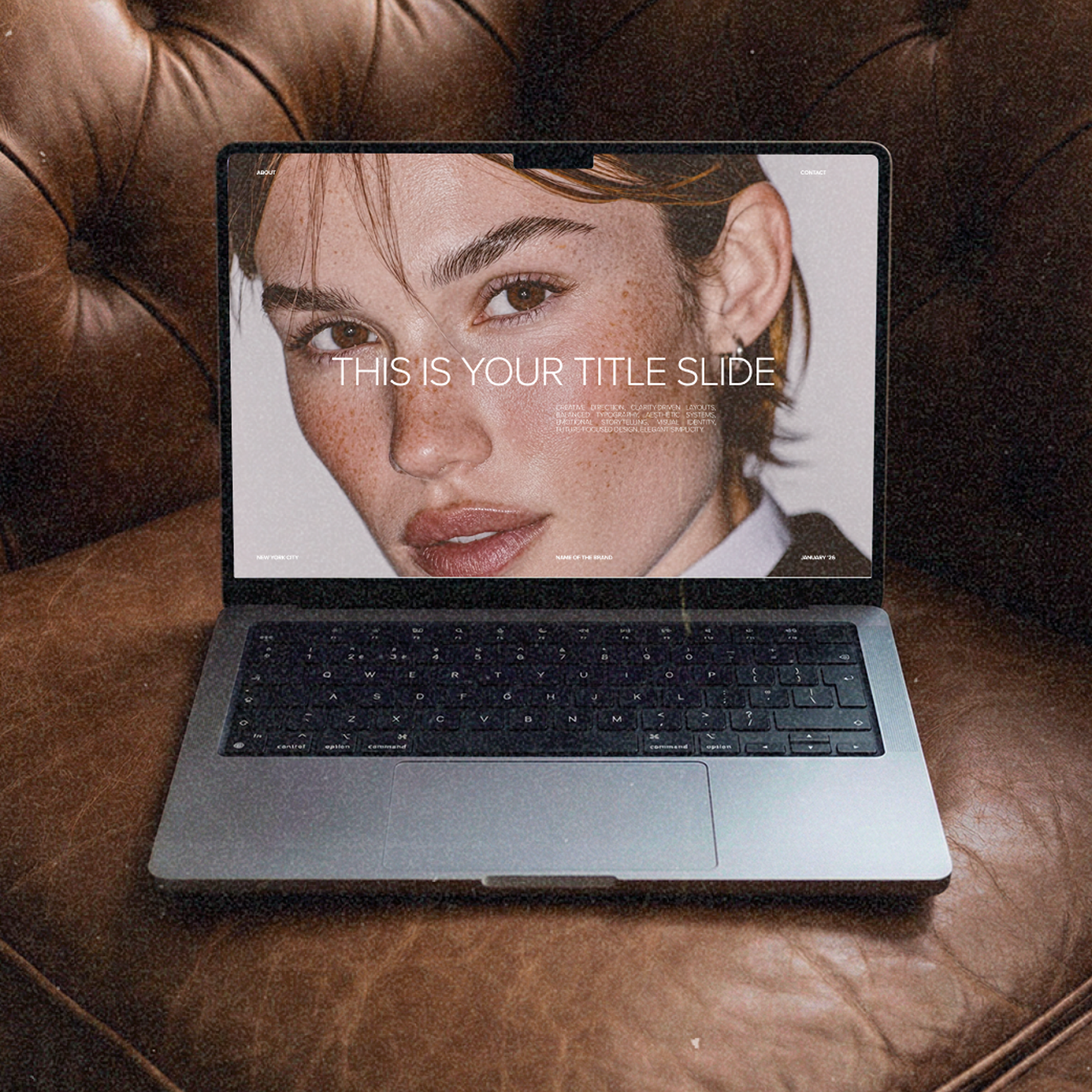 Creative Pitch Deck Template | Minimal Business Canva Presentation for Brands & Projects