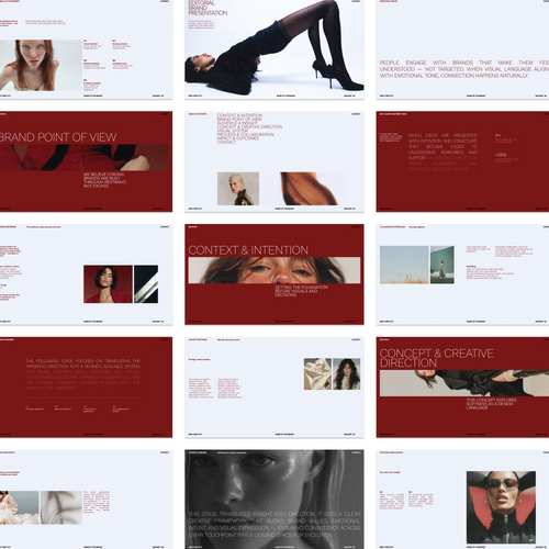 Brand Strategy & Business Direction Deck | Minimalist Canva Template for Startups and Design Studios